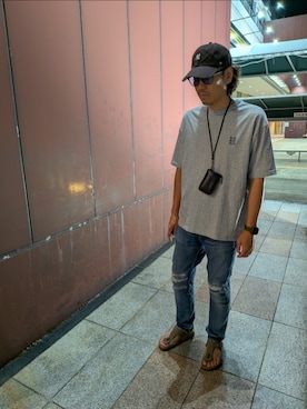「アイテム（腕時計）」を使った、KMさん（メンズ・177cm）の夏コーディネート