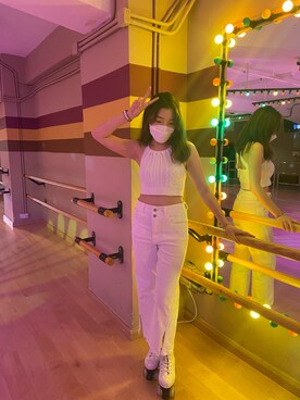 「6IXTY8IGHTのアイテム」を使った、judpainan さん（レディース・166cm）の秋コーディネート