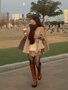 「sakishimatokyo（サキシマトーキョー）のアイテム（ジャケット/アウター）」を使った、chihoさん（レディース・151cm）の春コーディネート