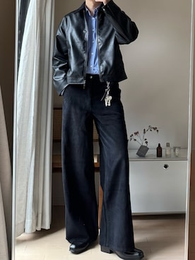 「アイテム（その他アウター）」を使った、ゆう　インスタ7万人さん（メンズ・180cm）の秋コーディネート