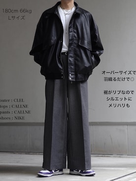 ゆう インスタ7万人｜CLELのブルゾンを使ったコーディネート - WEAR