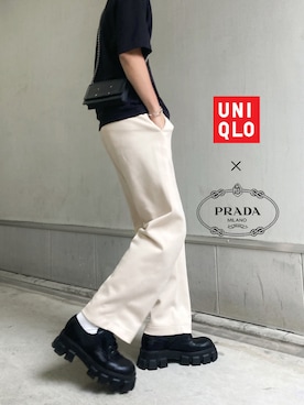 「PRADA（プラダ）のアイテム（ブーツ）」を使った、ゆう　インスタ7万人さん（メンズ・180cm）の春コーディネート