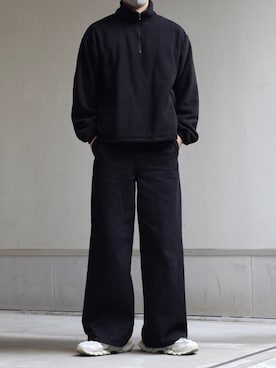 「CALLNE（カルネ）のアイテム（スウェット）」を使った、ゆう　インスタ7万人さん（メンズ・180cm）の秋コーディネート