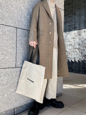 「PRADA（プラダ）のアイテム（ブーツ）」を使った、ゆう　インスタ7万人さん（メンズ・180cm）の春コーディネート