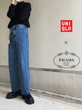 「PRADA（プラダ）のアイテム（ブーツ）」を使った、ゆう　インスタ7万人さん（メンズ・180cm）の春コーディネート