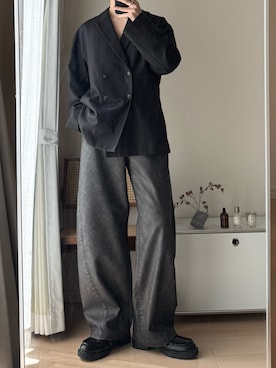 ゆう　インスタ7万人さん（メンズ・180cm）の秋コーディネート