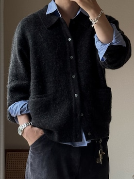 「CALLNE（カルネ）のアイテム」を使った、ゆう　インスタ7万人さん（メンズ・180cm）の秋コーディネート