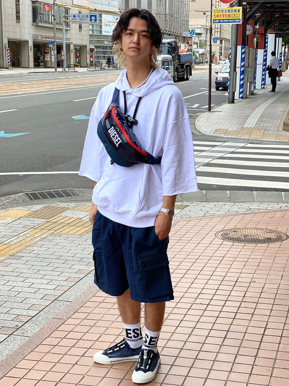 DIESEL（ディーゼル）の「SS21 メンズ デニム ショートパンツ