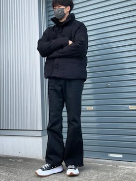 「KOR（ケーオーアール）のアイテム」を使った、たいちさん（メンズ・175cm）の冬コーディネート