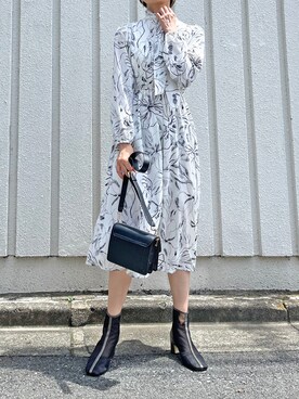 「ボウタイ」｜「アイテム（その他）」を使った、Jewelobeさん（レディース・171cm）の夏コーディネート