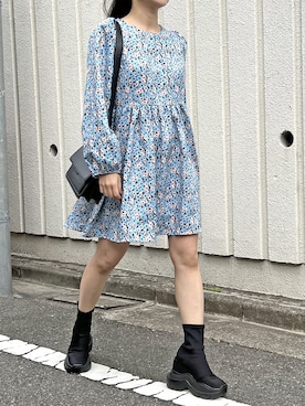 「春ワンピ」｜Jewelobeさん（レディース・155cm）の冬コーディネート