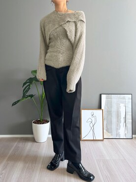 「カシュクール」｜「アイテム（その他）」を使った、Jewelobeさん（レディース・171cm）の秋コーディネート