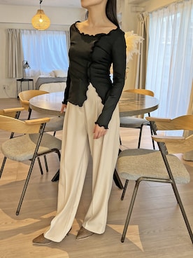 「メロートップス」｜「アイテム（その他）」を使った、Jewelobeさん（レディース・155cm）の春コーディネート