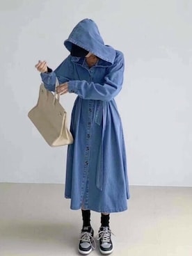 「フード」｜Jewelobeさん（レディース・158cm）の夏コーディネート