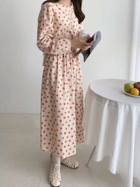 「春ワンピ」｜「アイテム（その他）」を使った、Jewelobeさん（レディース・158cm）の春コーディネート