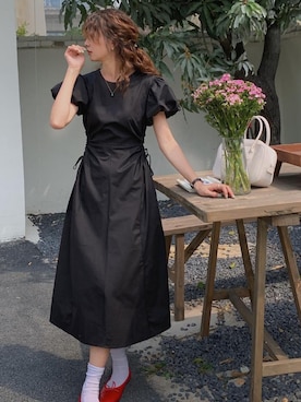 「肌見せ」｜Jewelobeさん（レディース・158cm）の春コーディネート