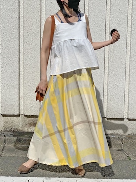 「肌見せ」｜Jewelobeさん（レディース・155cm）の春コーディネート