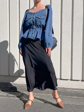 「ぺプラムトップス」｜「アイテム（その他）」を使った、Jewelobeさん（レディース・171cm）の冬コーディネート