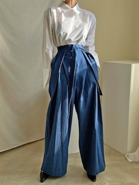 「アシンメトリー」｜「アイテム（その他）」を使った、Jewelobeさん（レディース・158cm）の春コーディネート