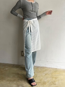 「ラップスカート」｜「アイテム（その他）」を使った、Jewelobeさん（レディース・165cm）の春コーディネート