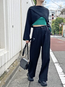 「カシュクール」｜「アイテム（その他）」を使った、Jewelobeさん（レディース・155cm）の秋コーディネート