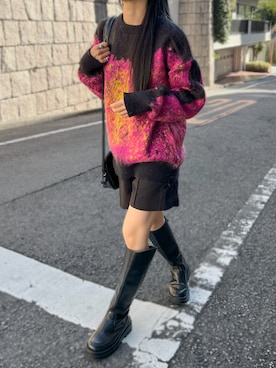 「ジャガード」｜「アイテム（その他）」を使った、Jewelobeさん（レディース・155cm）の秋コーディネート