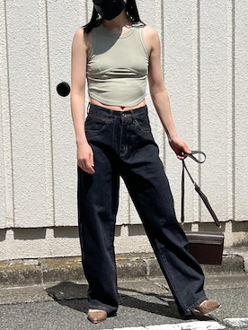 「肌見せ」｜「アイテム（ショルダーバッグ）」を使った、Jewelobeさん（レディース・155cm）の夏コーディネート