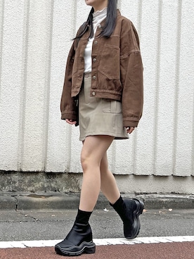 「チョコ色に染まれ」｜「アイテム（その他）」を使った、Jewelobeさん（レディース・155cm）の冬コーディネート