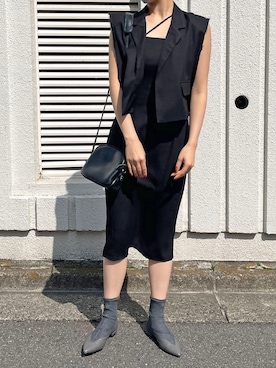 「アイテム（セットアップ）」を使った、Jewelobeさん（レディース・171cm）の春コーディネート