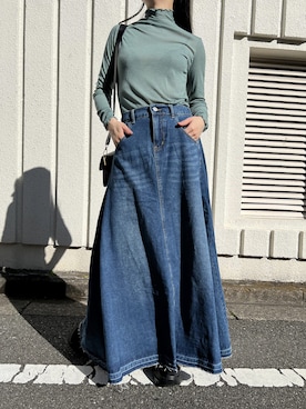 「メロートップス」｜「アイテム（その他）」を使った、Jewelobeさん（レディース・155cm）の冬コーディネート