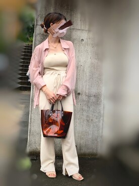 「CLEA（クレア）のアイテム（キャミソール）」を使った、☺︎sara☺︎さん（レディース・149cm）の夏コーディネート