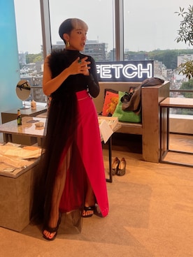 「alchemy（アルケミー）のアイテム」を使った、kazumissimiさん（レディース・157cm）の夏コーディネート