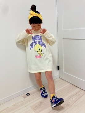 「トゥイーティー」｜ゆりももさん（レディース・122cm）の春コーディネート