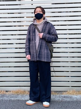 「SVEC（シュベック）のアイテム（シューズ）」を使った、har_papaさん（メンズ・170cm）の冬コーディネート