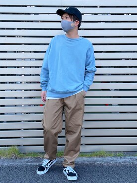 「CREARE -LINO-（クレアーレリノ）のアイテム（スウェット）」を使った、har_papaさん（メンズ・170cm）の秋コーディネート