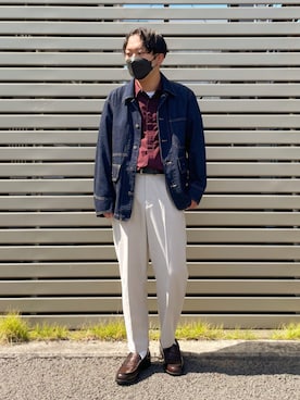 「スウィーツ同盟会」｜「アイテム（ブルゾン）」を使った、har_papaさん（メンズ・170cm）の秋コーディネート