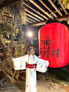 「5（ファイブ）のアイテム（ワンピース/ドレス）」を使った、Yi Ting Huさん（レディース・148cm）の春コーディネート