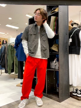 「ROKX（ロックス）のアイテム」を使った、gotti5155さん（メンズ・174cm）の春コーディネート