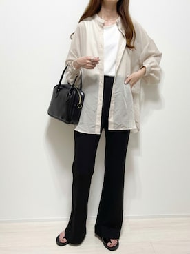 「cuorequal（クオレコール）のアイテム（パンツ）」を使った、aikoさん（レディース・165cm）の夏コーディネート