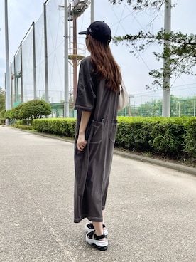 「アツいコーデ全部見せ」｜「アイテム（ワンピース/ドレス）」を使った、aikoさん（レディース・165cm）の夏コーディネート