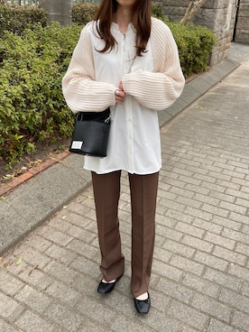 「DHOLIC（ディーホリック）のアイテム（リング）」を使った、aikoさん（レディース・165cm）の冬コーディネート