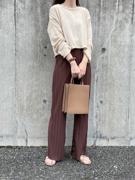 「ipumu（イプム）のアイテム」を使った、aikoさん（レディース・165cm）の夏コーディネート