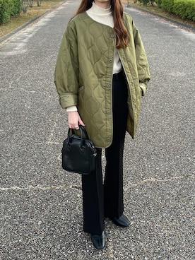 「cuorequal（クオレコール）のアイテム」を使った、aikoさん（レディース・165cm）の冬コーディネート