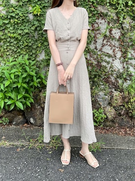 「Daniel Wellington（ダニエルウェリントン）のDaniel Wellington　CLASSIC BRISTOL（アナログ腕時計）」を使った、aikoさん（レディース・165cm）の夏コーディネート