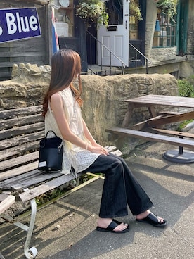 「NOMINE（ノミネ）のアイテム」を使った、aikoさん（レディース・165cm）の夏コーディネート