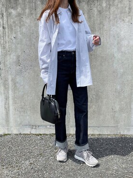 「クルーネック」｜「アイテム（その他）」を使った、aikoさん（レディース・165cm）の夏コーディネート
