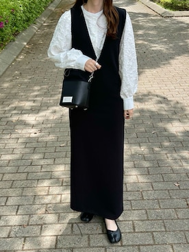 「OLUPIC（オルピック）のアイテム」を使った、aikoさん（レディース・165cm）の春コーディネート