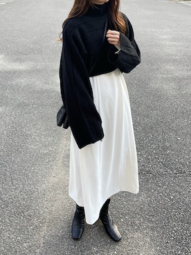 「DHOLIC（ディーホリック）のアイテム（リング）」を使った、aikoさん（レディース・165cm）の秋コーディネート