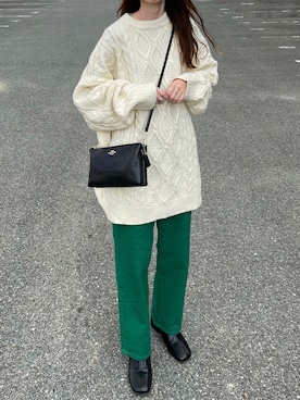 「アイテム（リング）」を使った、aikoさん（レディース・165cm）の秋コーディネート