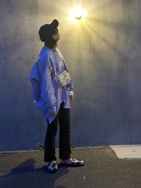 「MANEBU（マネブ）のアイテム」を使った、おふじさん（レディース・165cm）の夏コーディネート